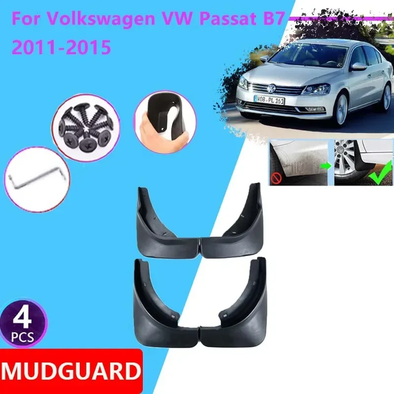 

Car Fenders for Volkswagen VW Passat B7 2011~2015 Rear Mudguards Wheels Protector Splash Guard Covers Front Mud Flaps Accessorie