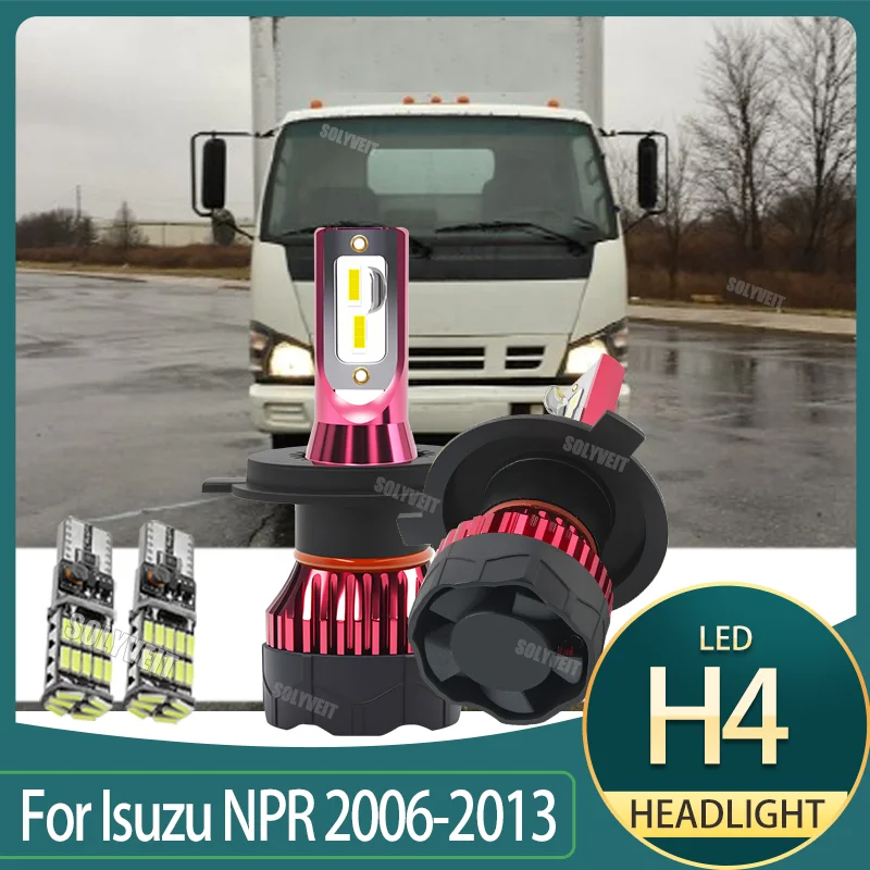 

Defeat Darkness: Advanced 2pcs 150W H4 LED Optics for Balanced Light For Isuzu NPR 2006 2007 2008 2009 2010 2011 2012 2013