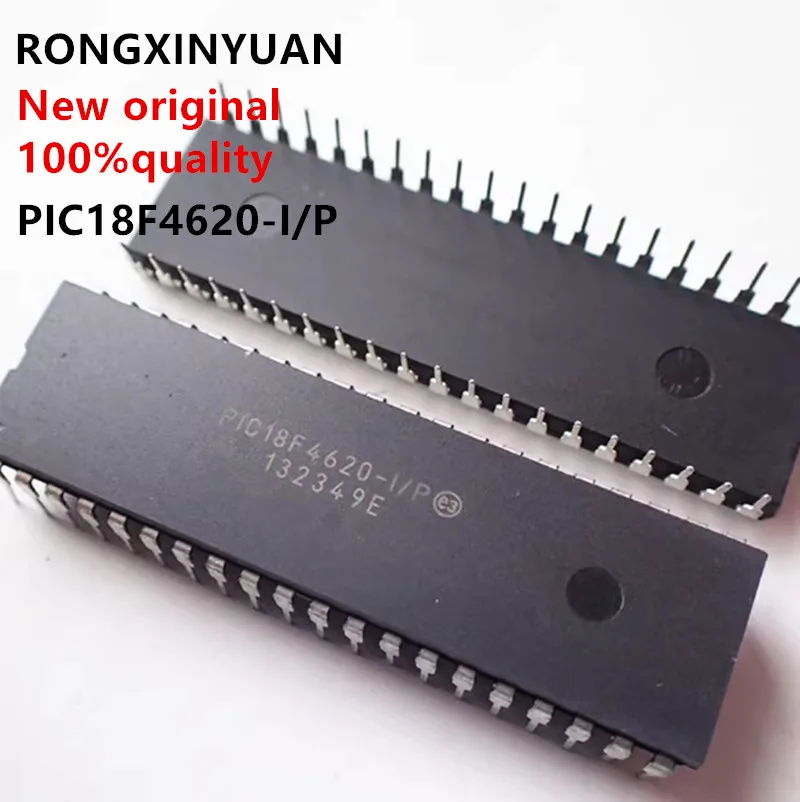10PCS 100%  New Original PIC18F4620-I/P PIC18F4620 DIP-40 18F4620   microcontroller single chip imported chip