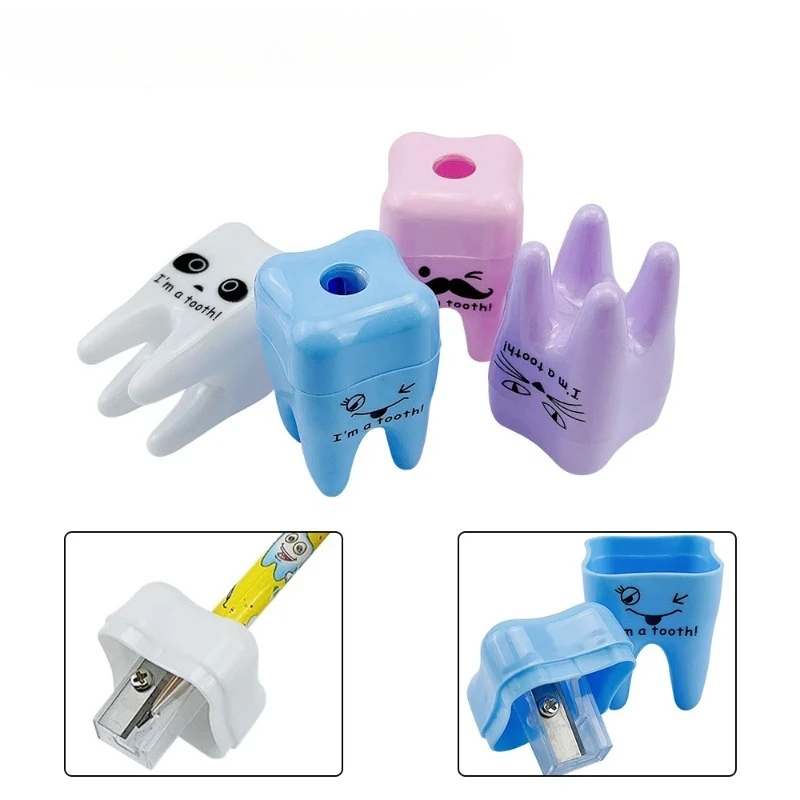 20Pcs Novelty Design Tooth Shape Pencil Sharpener Tooth Pencil Sharpener Lab Creative Gift Tooth Sharpener Tool s