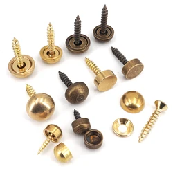 Brass Decorative Nail Wood Self-Tapping Screw Cap Cover Mirror Screw 9mm/12mm/13mm/15mm