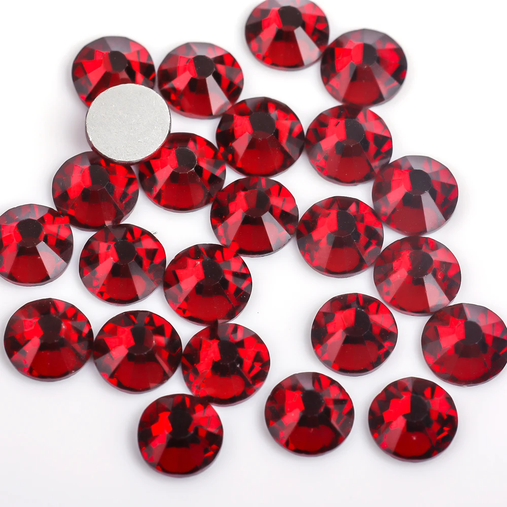 SS3~SS30 AAAAA Top Quality Crystal Non Hotfix Nail Art Rhinestone Super Bright Glass Strass 3D Nail Art Decoration
