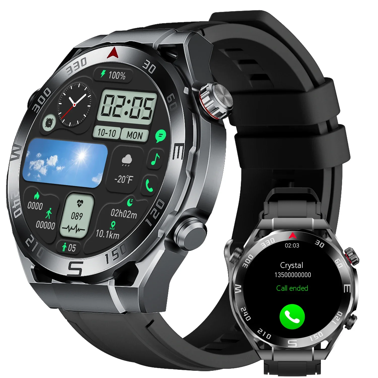 

X5 Pro Max Sports Smart Watch Man Woman Smartwatch BT Call Message Notification NFC Health Monitor Watches for Android IOS