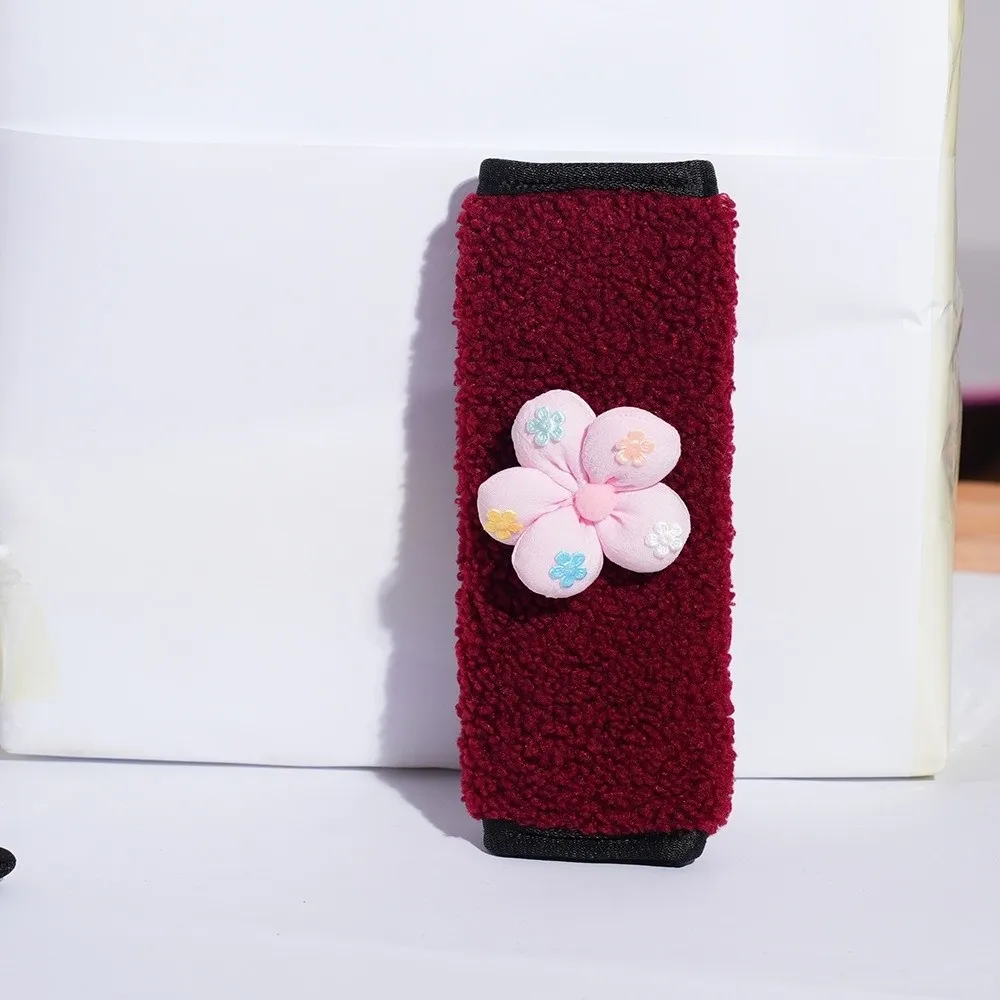 20cm Auto-Sicherheitsgurt-Abdeckung, Verstellbarer Weicher Gurt-Schulterprotektor, Gemütliches Blumendesign, Auto-Innenausstattung