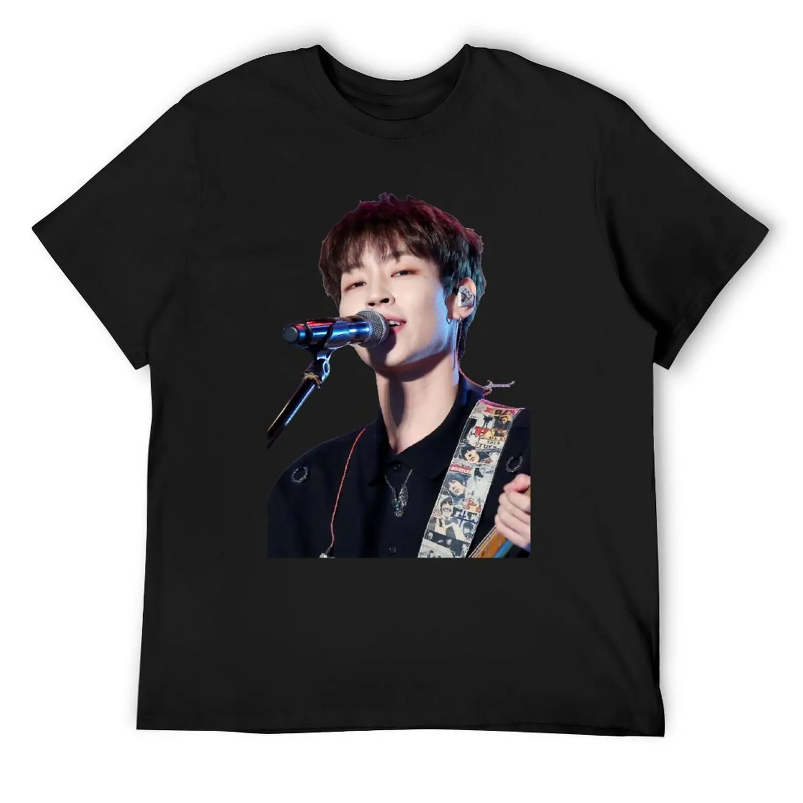 Woosung Portrait T-Shirt cheap stuff summer clothes designer t shirt men