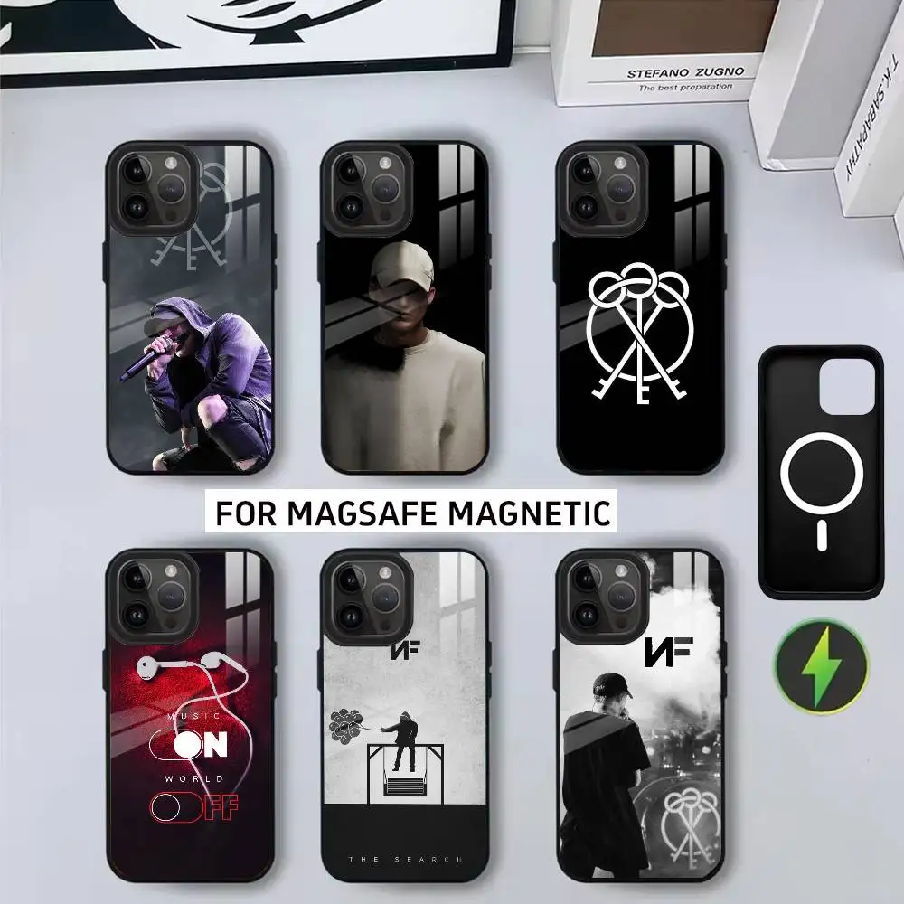 

Cool N-NF R-Rapper-es Phone Case For iPhone17,16,15,14,13,12,11 Plus,Pro Magnetic For Magsafe Wireless Charging