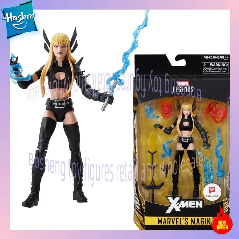 En stock, serie Hasbro Marvel Legends, X-Men Magik, figura de acción de 15cm, modelo Original, juguetes, adornos, regalos