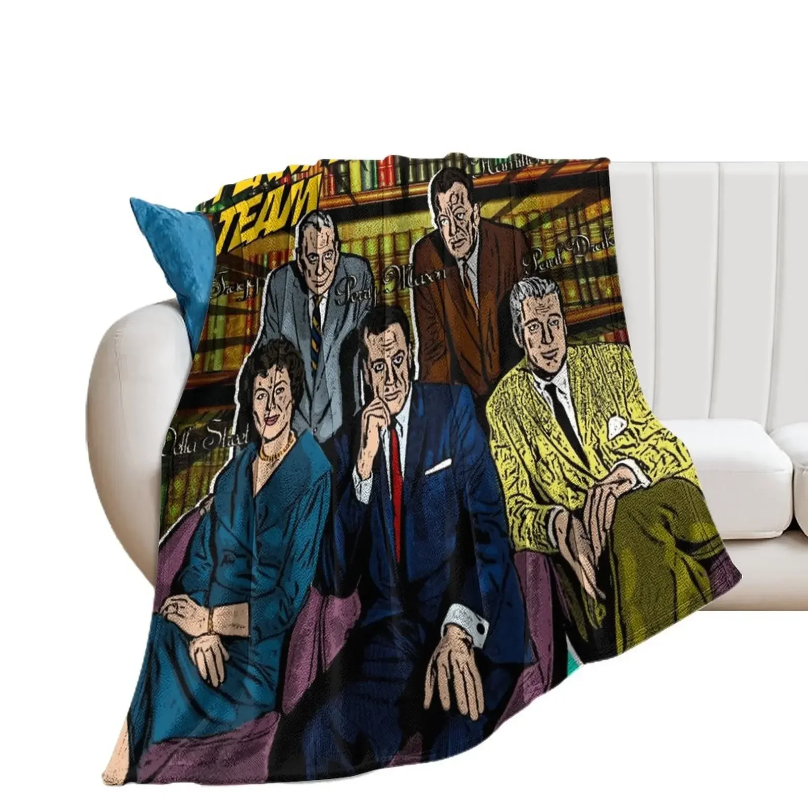 

Perry Mason Team (PM Comics) Throw Blanket Summer Beddings Designers Extra Large Throw for winter Blankets