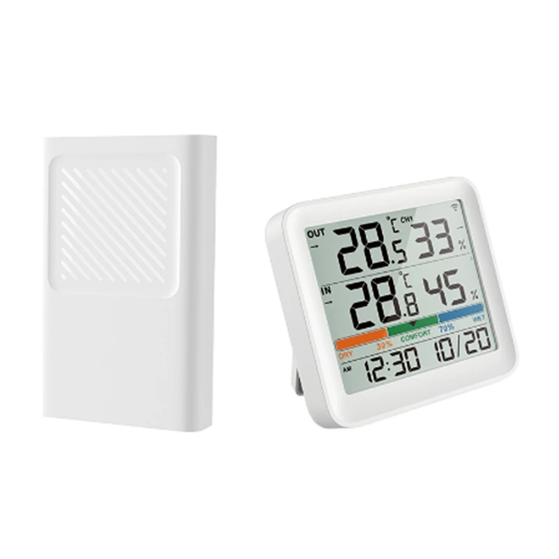 

Temperature Humidity Meter Outdoor Humidity Meter LCD Digital Thermometer Hygrometer Outdoor Temperature And Humidity