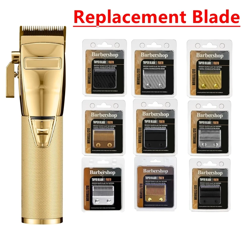 Cuchilla de repuesto apta para cortadora Babylisspro FX870G FX870S FX870N FX870NG FX825 FX810 FX673N FX673N, para cortadora babyliss