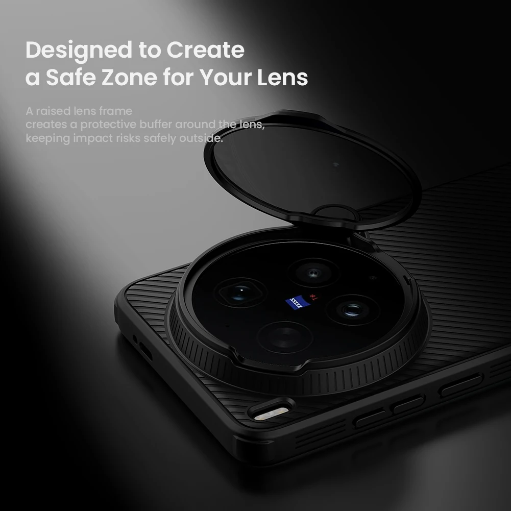 

Nillkin for VIVO X300 Ultra 5G Case Soft Frame Magnetic CamShield Prop Adapt Lens Magsafe Camera with Stand Protect Back cover