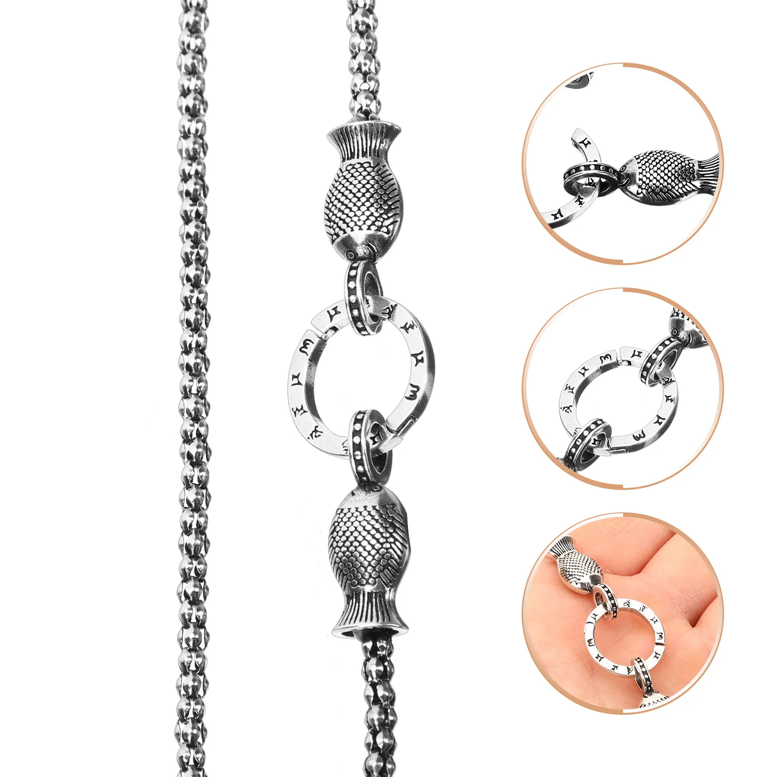 

Stylish Creative Fish Necklace Pendant Charm Sweater Necklace for Women Pisces Jewelry Trendy Gift Pendant Necklaces