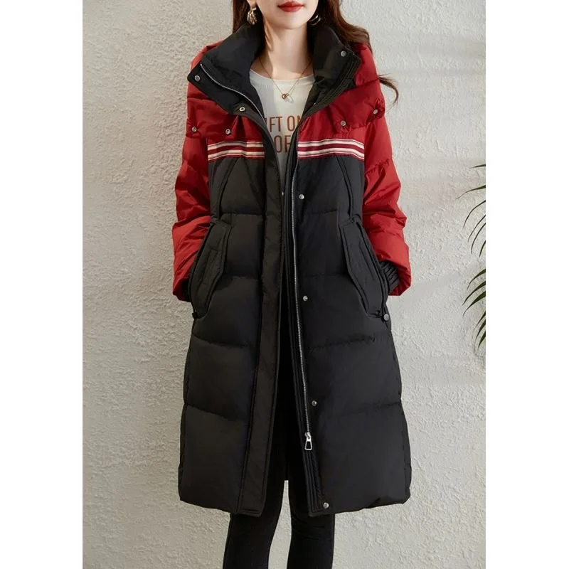 

Women's New Warm Cotton Coat Winter Mid-Length Loose Fashion Outerwear Thicken Trendy Cotton Jacket Cotton Coat Puffer Jacket