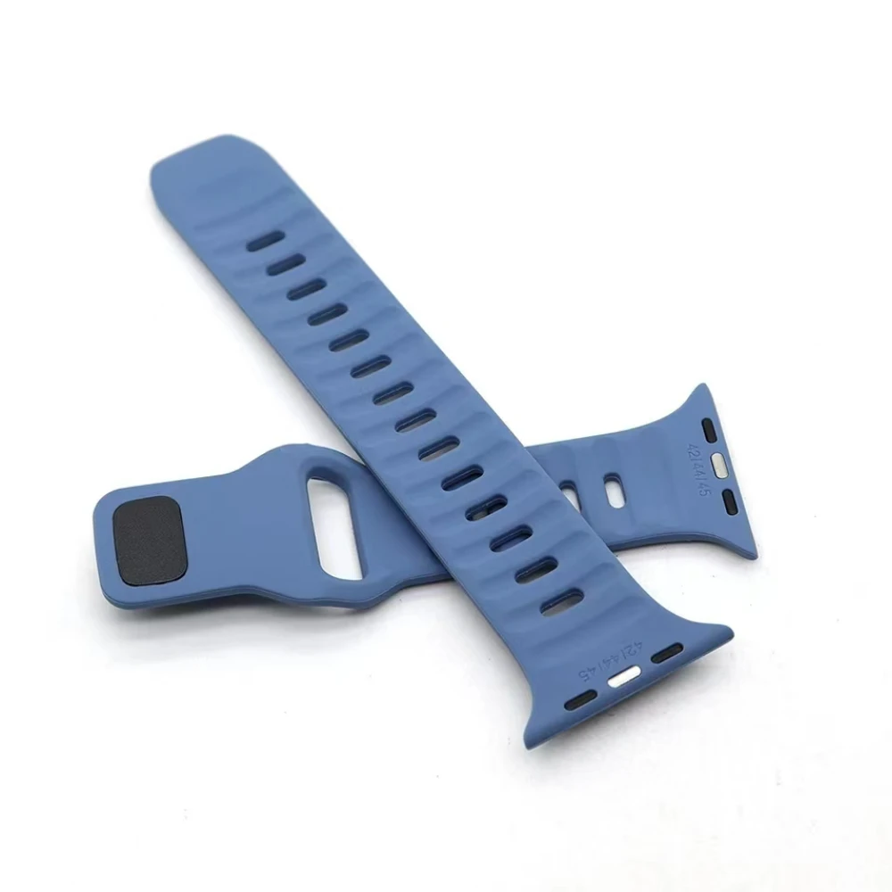Soft Silicone Strap for Apple Watch Band Ultra 49mm 45mm 44mm 46mm 42mm 41mm 40mm 38mm Wristband iWatch Series 10 9 8 7 6 5 4 SE