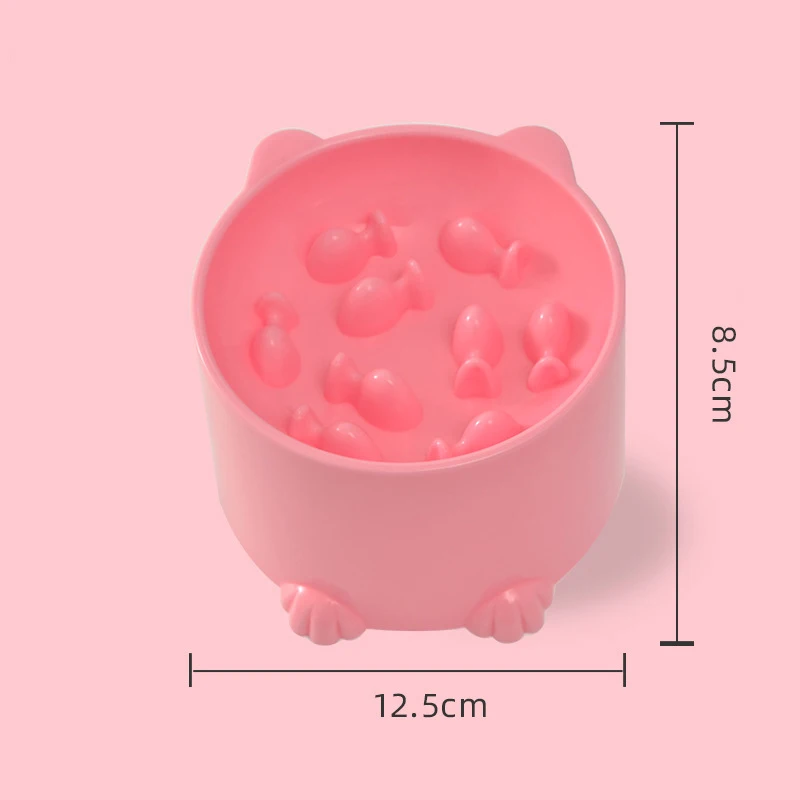 Slow Feeder honden- en kattenvoederbak, anti-verstikking & nekondersteunend ontwerp - puzzelvoederbak voor snelle eetjes, huisdierbenodigdheden om opgezwollen buik te voorkomen