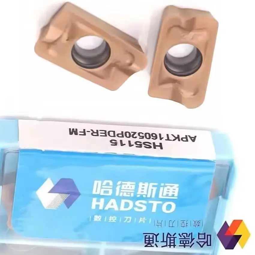

APKT160520PDER-FM HS5115 HADSTO CNC carbide insert Milling insert For High hardness Steel, Stainless steel, Cast iron
