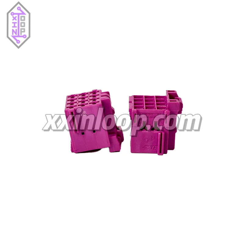 1-967622-6 12-موقف مؤقت الطاقة الإناث الإسكان 5.00 مللي متر الملعب PBT سلك إلى سلك موصل السيارات لدوائر الطاقة #2