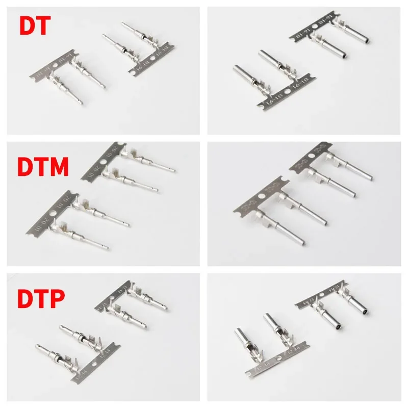 100/500/1000/5000 PCS DEUTSCH DT/DTM/DTP Connector Male Female Terminals JST/AMP/Delphi/ECU Pins  SWPT-001T-P025 1060-16-0122