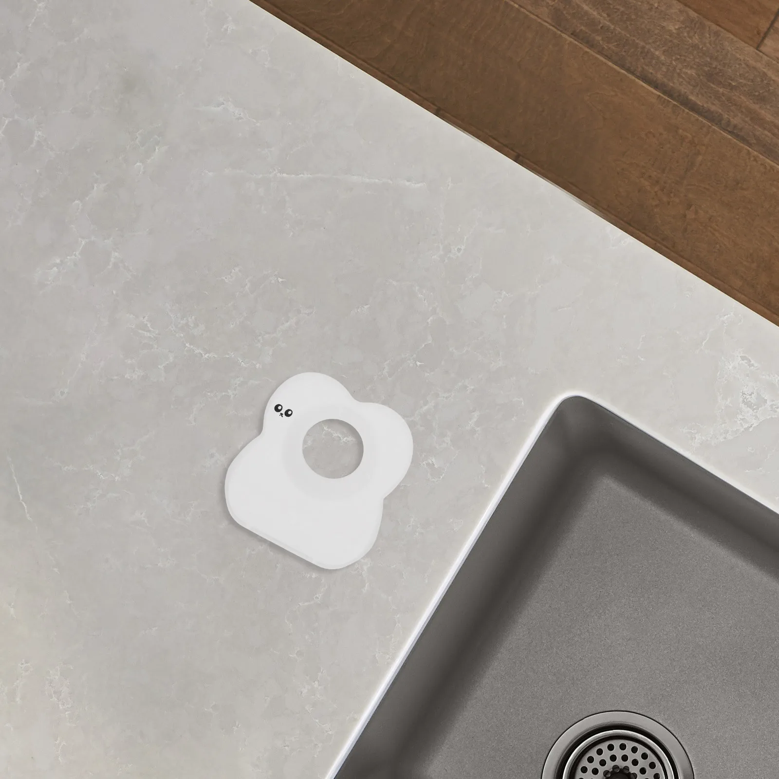 Lavello in silicone paraspruzzi impermeabile anti-scala design pieghevole per cucina lavandino del bagno protezione bordi raccogligocce tappetino di scarico