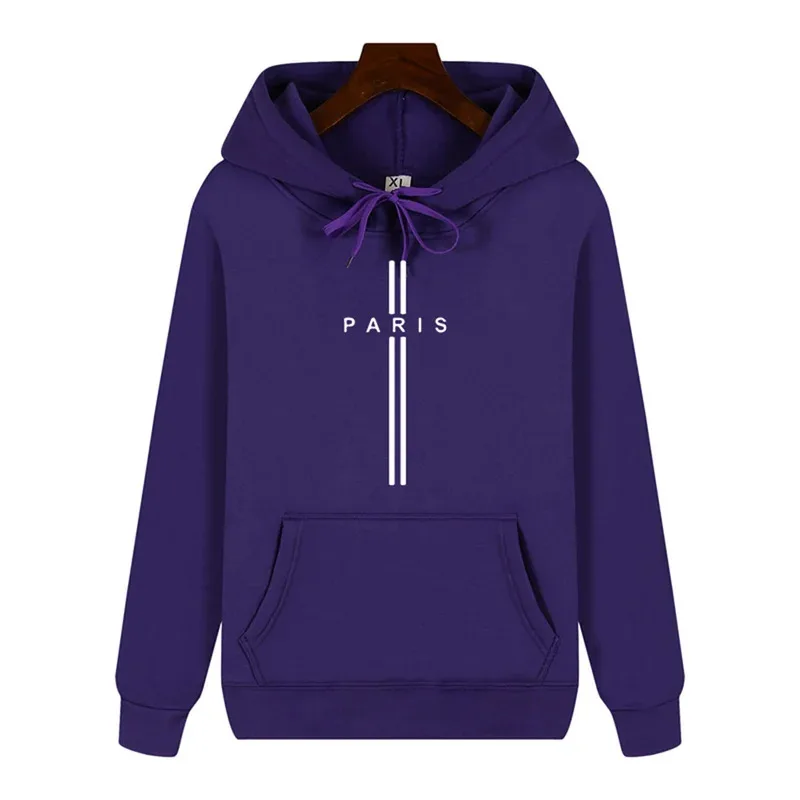 شخصية بسيطة مطبوعة الخريف والشتاء الراحة بالإضافة إلى الكشمير الرجال عالية الجودة عارضة الأزياء الدافئة الشارع هوديي #4