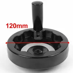 Lathe Milling Machine Revolving Handle 12mm x 120mm Hand Wheel