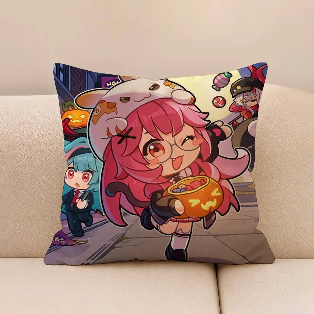 NTE Neverness to Everness Nanally Printing Pillowcases Cushion Cover Pillow Covers Home Decoration Square Multi-Size