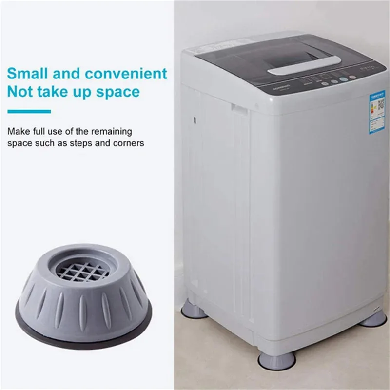 2-16Pcs Anti Vibration Pads Washing Machine Rubber Feet Legs Mat Pad Universal Slipstop Silent Leg Base For Furnitur