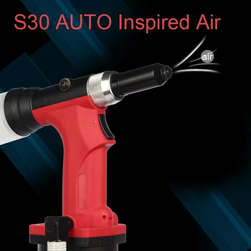 S30 High Quality Pneumatic Blind  Rivet Gun Automatic Riveter Half Steel Aluminum Nail 2.4mm-4.8mm