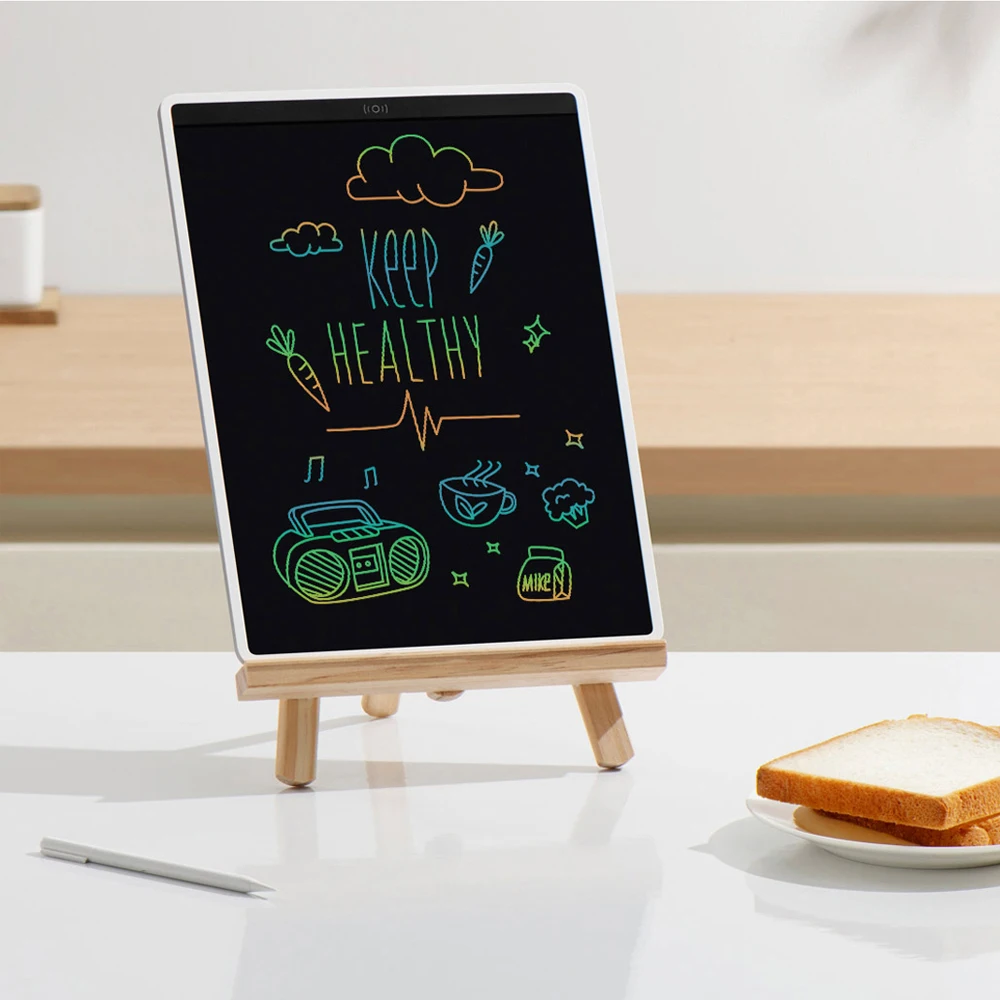 Mijia 10/13.5inch LCD Blackboard Digital Electronic Coloured Handwriting No Dust and Ink Draw Study Message Board for Kids