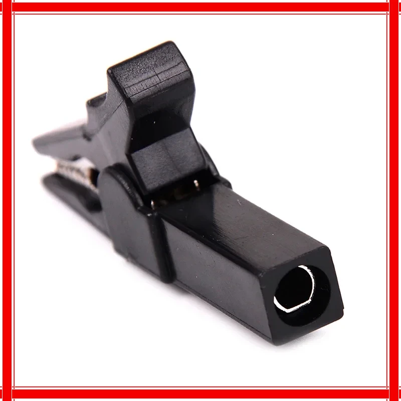 4Pcs/Set 55mm Alligator Clips + Banana Plug - 4mm Test Probe Cable Clips (Red + Black) for StoneGo Test Accessories Automotive