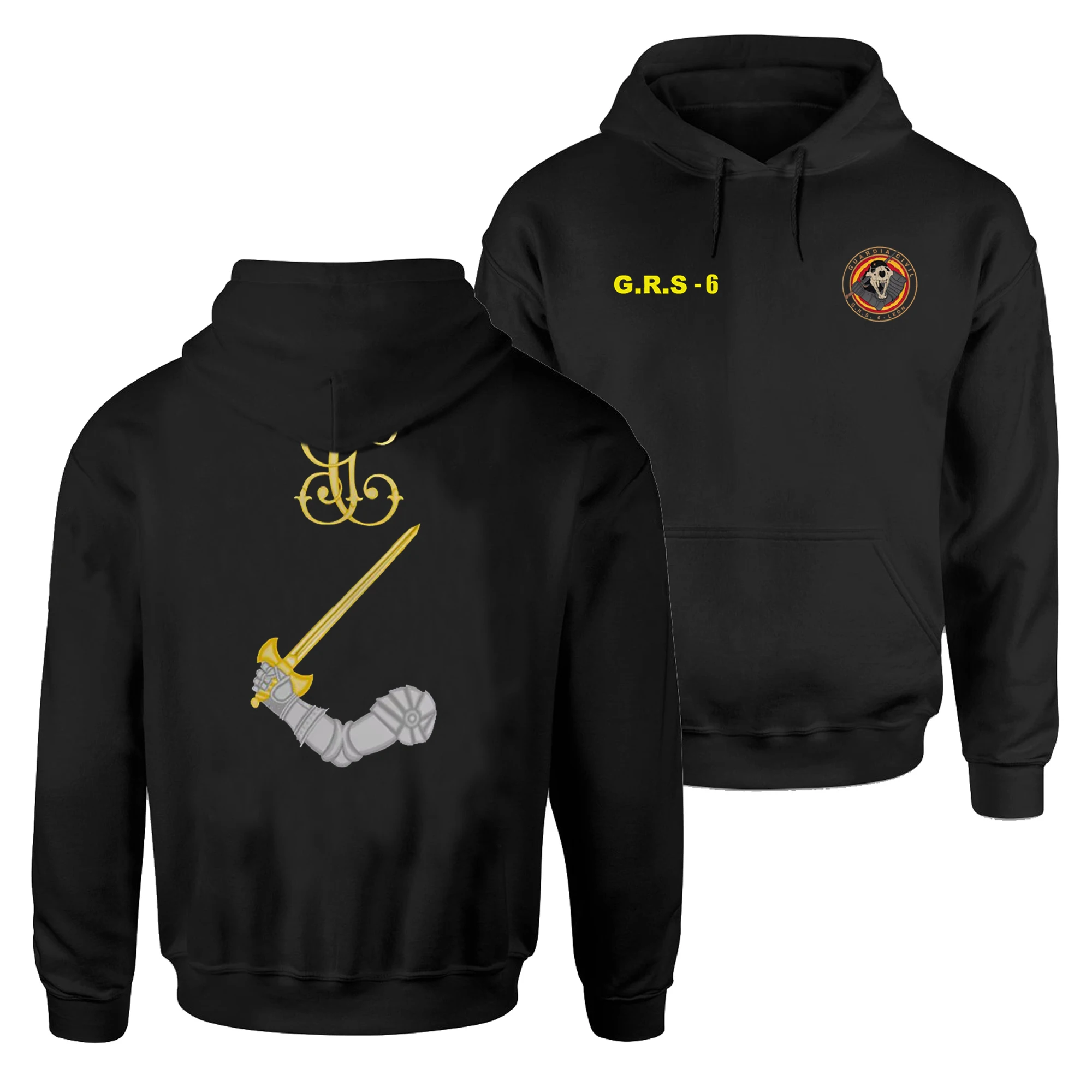 

GRS 6 Grupo Guardia Civil Española. Spanish Civil Guard Pullover Hoodie Comfortable Cotton Casual Mens Sweatshirt Streetwear