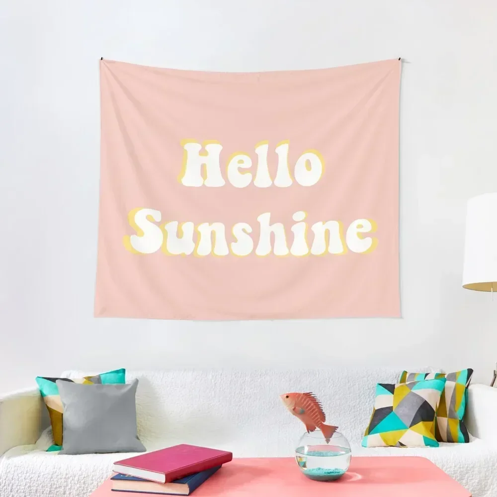 

Hello Sunshine Tapestry Outdoor Decor Decorative Wall Mural Bedroom Decor Tapestry