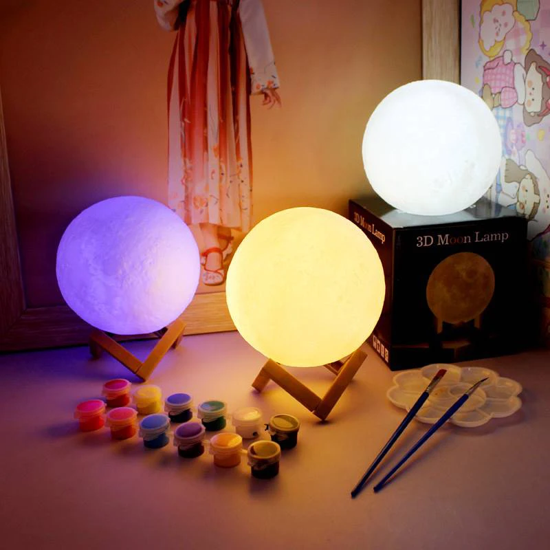 

Bedroom Lamp Diy Moon Lantern Night Light Fathers Day Gifts Lighting Lamps Cheap Things For Home Neon Room