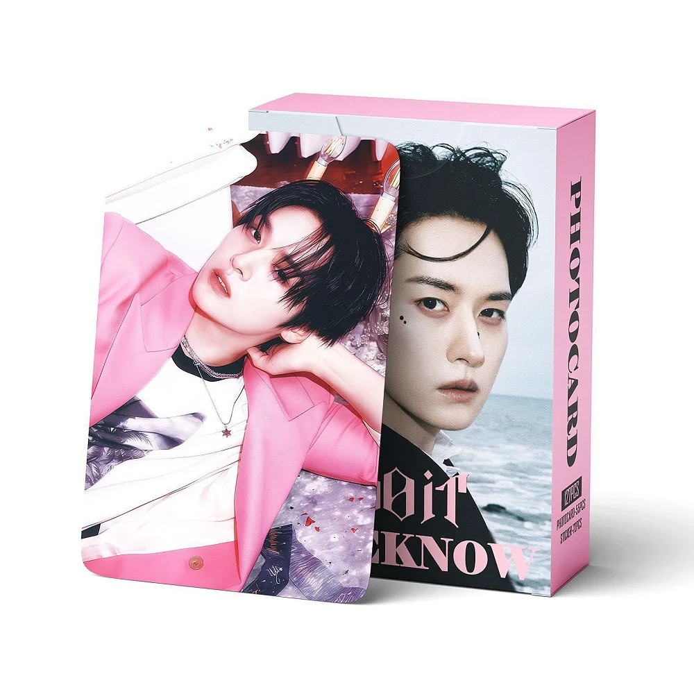 Nueva ola coreana 127 Straykids, nuevo álbum Lomo, tarjeta pequeña Lee Min ho SKZOO LEEKnow, pegatinas de tarjetas pequeñas, regalos para seguidores