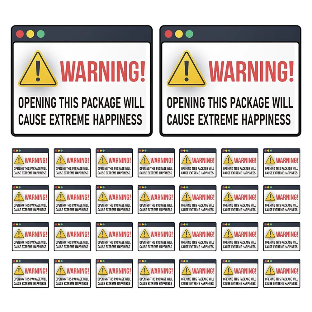 1 Roll of Extreme Happiness Envelope Labels Self-Adhesive Stickers Packaging Gift Sealing Stickers for Shipping and Party