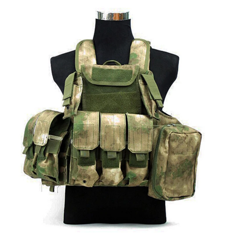 

Tactical Vest Molle CIRAS Airsoft Combat Vest W/Magazine Pouch Releasable Armor Plate Carrier Strike Vests Hunting Clothes Gear