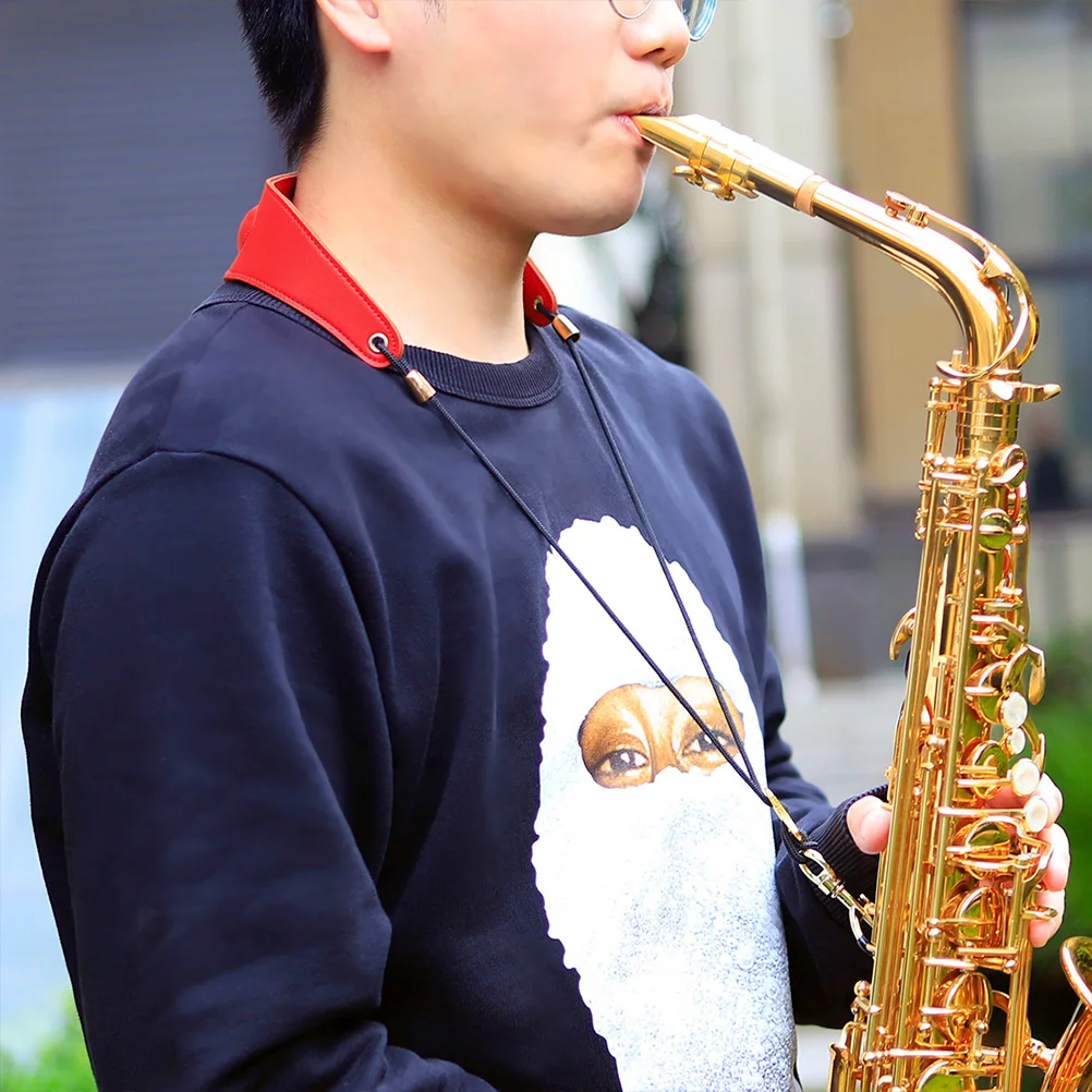 

Saxophone Neck Strap Bassoon Double Shoulder Comfortable Accessories Harness Metal Button