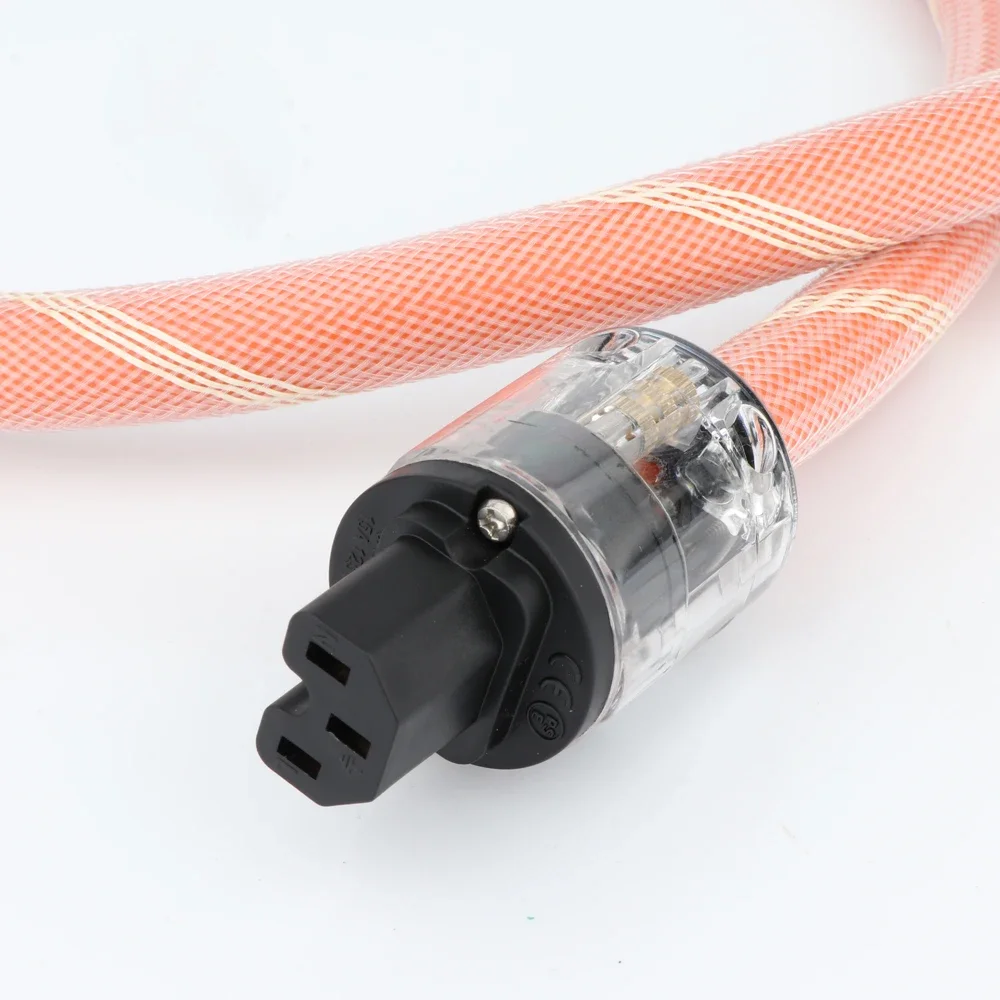 Preffair D505 الصوت OFC كابل الطاقة النحاسي HIFI الولايات المتحدة سلك الطاقة كابل التيار المتناوب الاتحاد الأوروبي الصوت الطاقة الأساسية #4