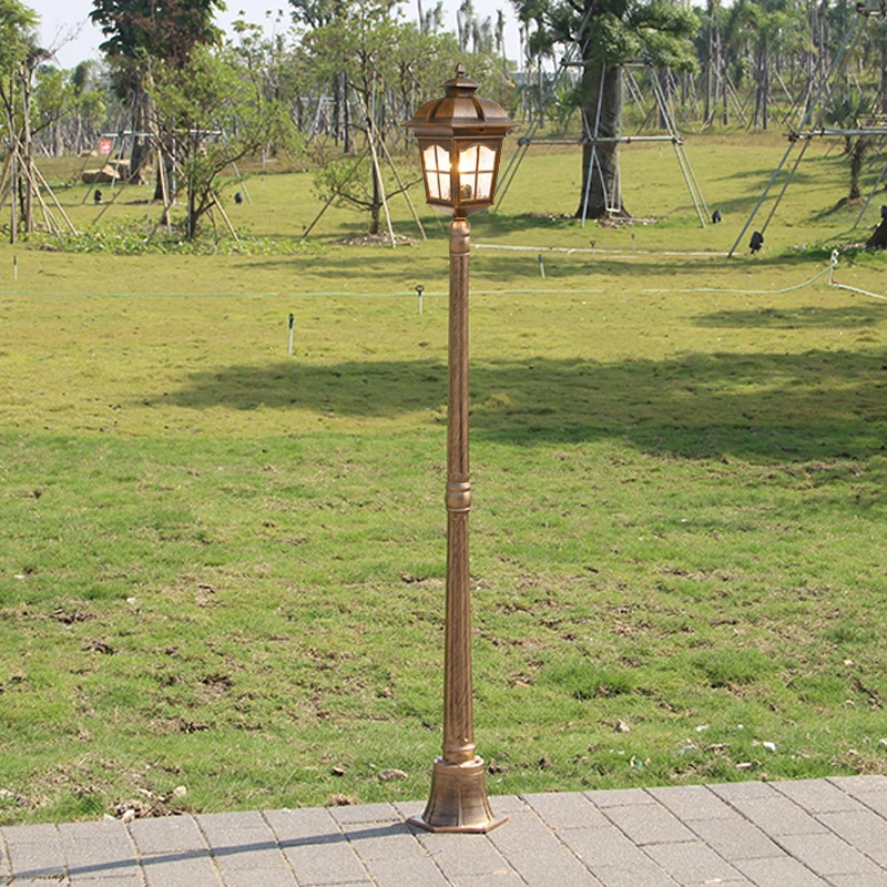 Outdoor lawn lamp villa European style garden landscape lamp courtyard lamp floor lamp waterproof single head lamp (1.8MM)