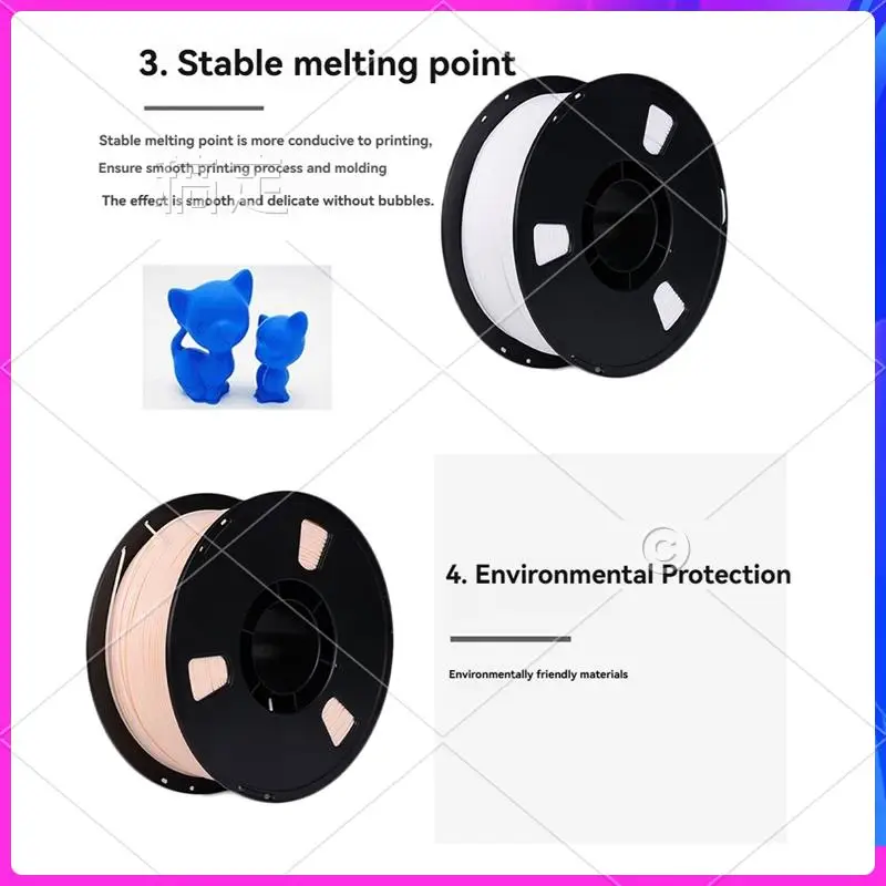 

Нить для 3D-принтера ABT-PLA, катушка 1,75 мм, 1 кг, материал для 3D-печати для 3D-принтеров и 3D-ручек с вакуумной упаковкой