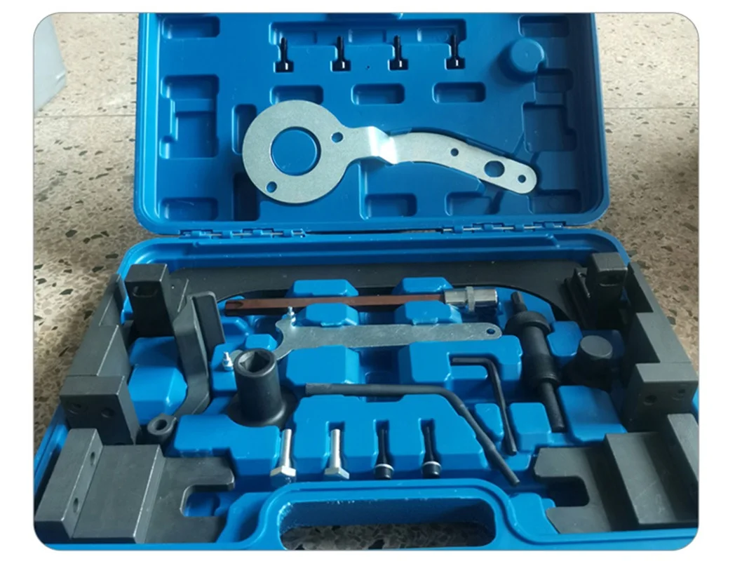 

Набор инструментов для выравнивания и регулировки ГРМ для двигателей BMW Mini моделей B36-B38, B46-B48, B58, а также для моделей F20, F21, F30, F31, F48, F54, F55, F60, G20, G30