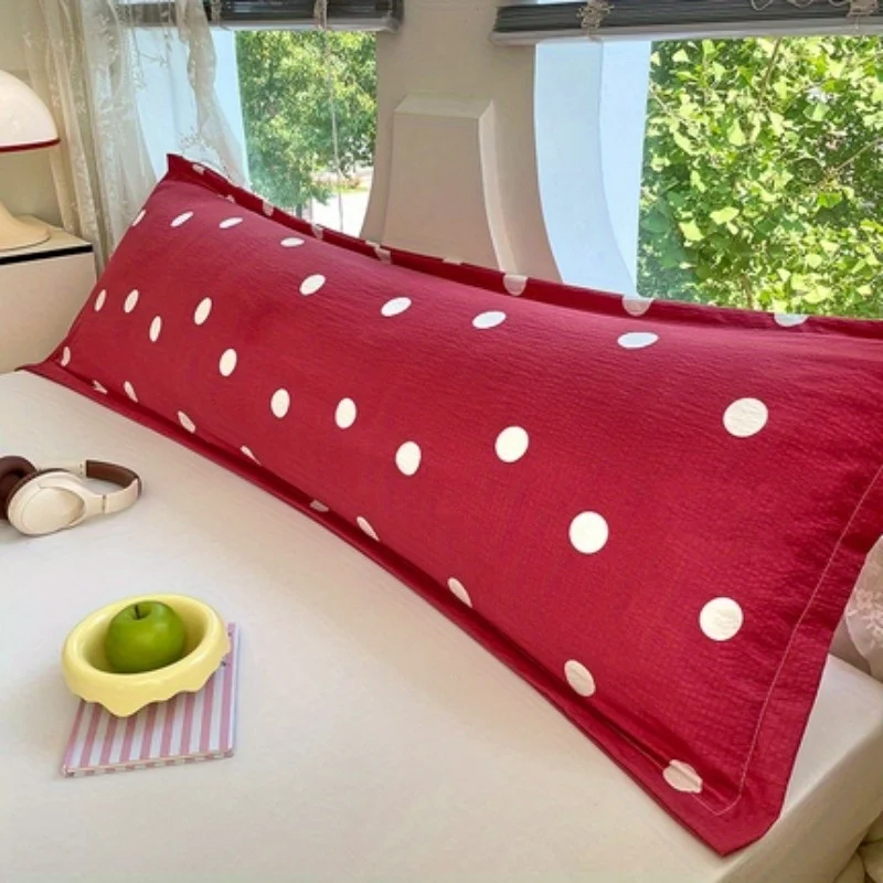 1 Stück doppellagige Garn-Baumwolle, lange Kissenbezüge, geeignet für Schlafzimmer, Bettwäsche, Kissenkernbezug, dekorativer Kissenbezug