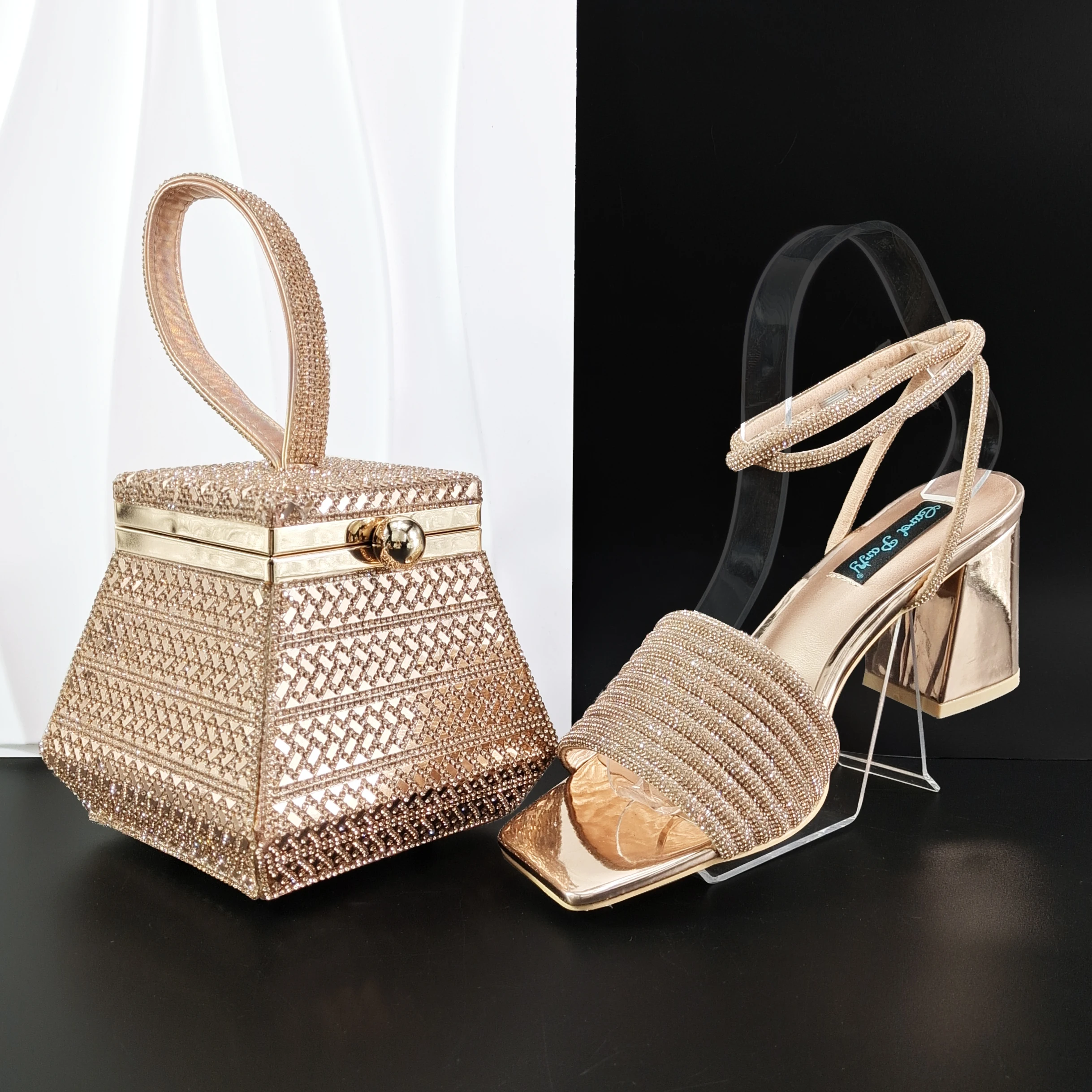 Women Shoes Ysl - Nigeria Moda Damskie buty imprezowe inkrustowane