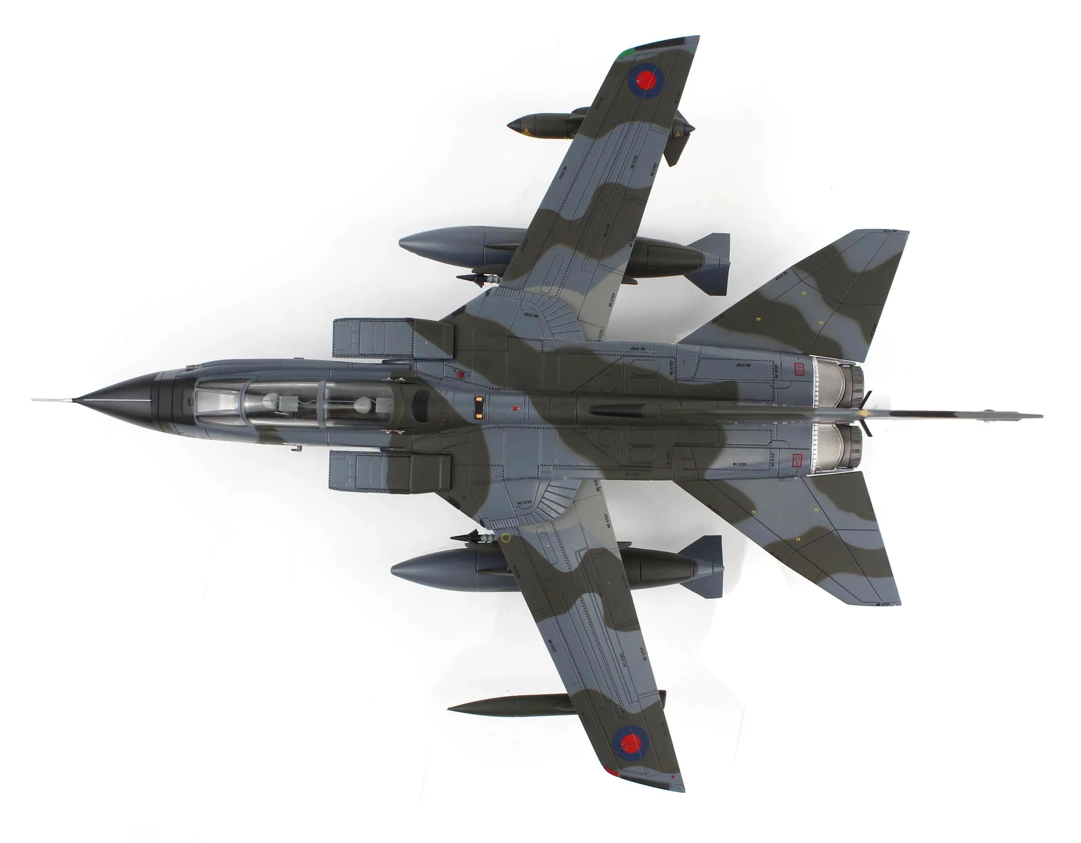 Fine HA6721 1/72 UK  Tornado GR.1B AJ-Q/ZA456, N0 617 fighter model  Alloy finished product collection model