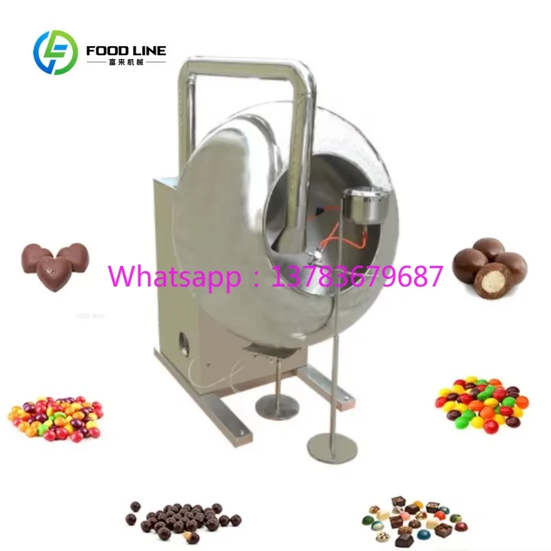 

Новая настраиваемая машина для нанесения шоколадной глазури на карамелизированные орехи, арахис, сахар, попкорн, конфеты и мелкие кондитерские изделия