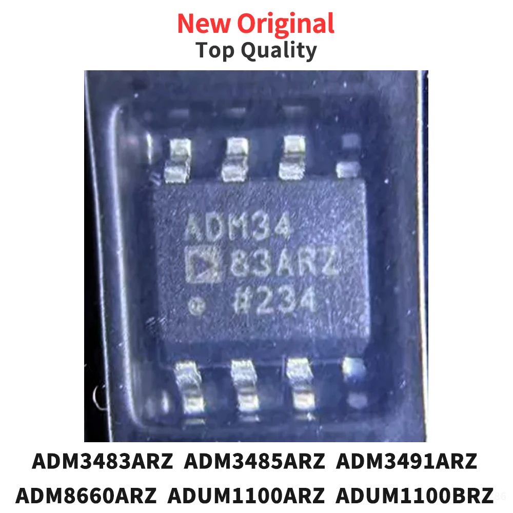 (1 Piece) ADM3483ARZ ADM3485ARZ ADM3491ARZ ADM8660ARZ ADUM1100ARZ ADUM1100BRZ SOP New Original