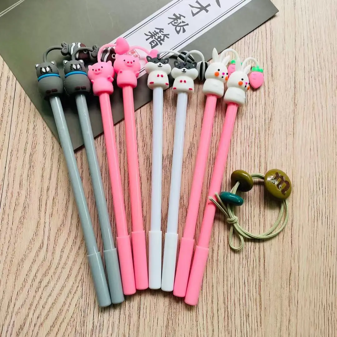 Wholesale Creative Stationery Tentacle Animal Neutral Pen Cute Cute Water Pen Cartoon Student Writing Kawaii School Supplies