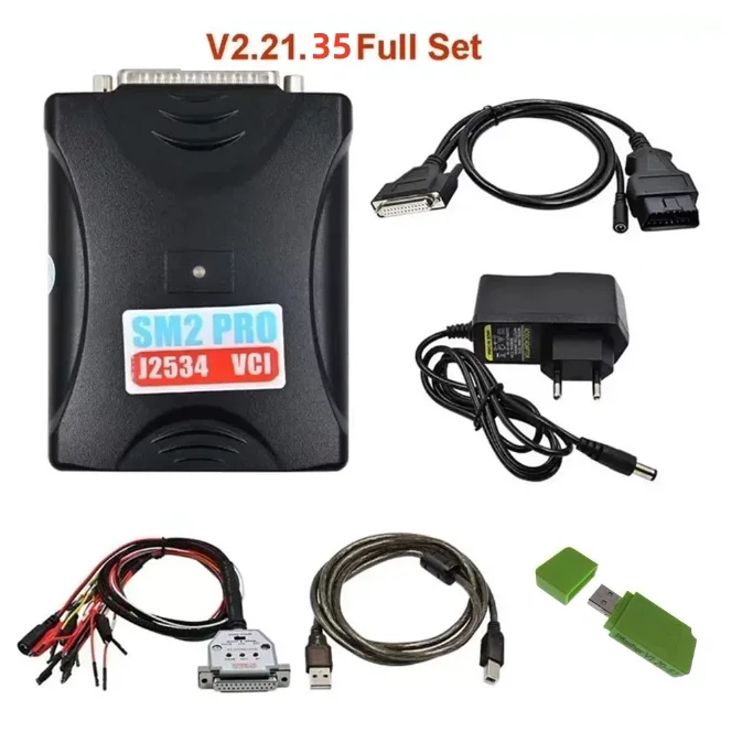 SM2 PRO J2534 VCI Pcmflash ECU Program 67 in 1 V2.21.35