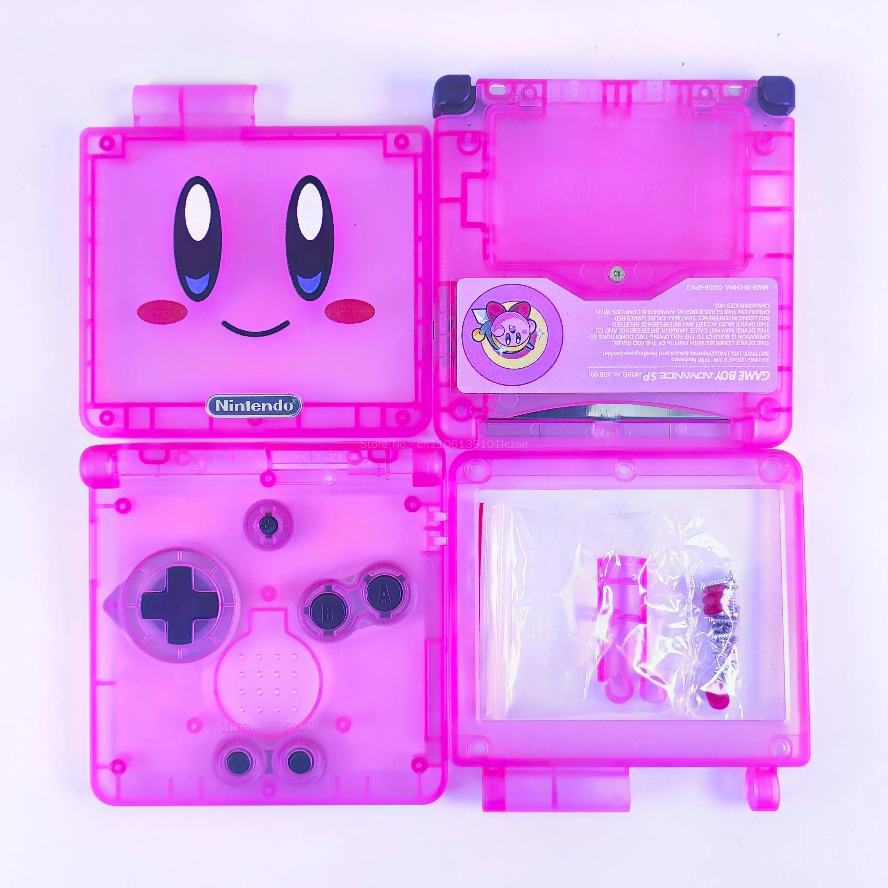 Game Boy Advance SP Replacement Shell GBA SP Shell Printed Custom Diy Housing Case For Retro Handheld Game Console view 4