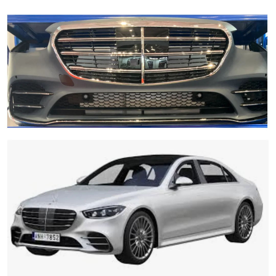 

New Front Bumper Set For Mercedes W223 S450 Look 2021-